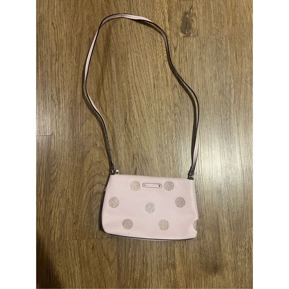 Kate Spade New York HAVEN LANE RAMEY GLITTER DOTS CROSSBODY- Pink - Picture 2 of 7